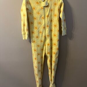 Hanna Andersson Yellow Sun Pattern Kids Pajamas